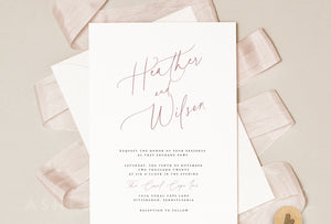Delightful Dream Wedding Invitation Suite - Ashley Anne Designs