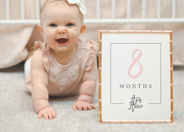 Personalized Baby Milestone Prints