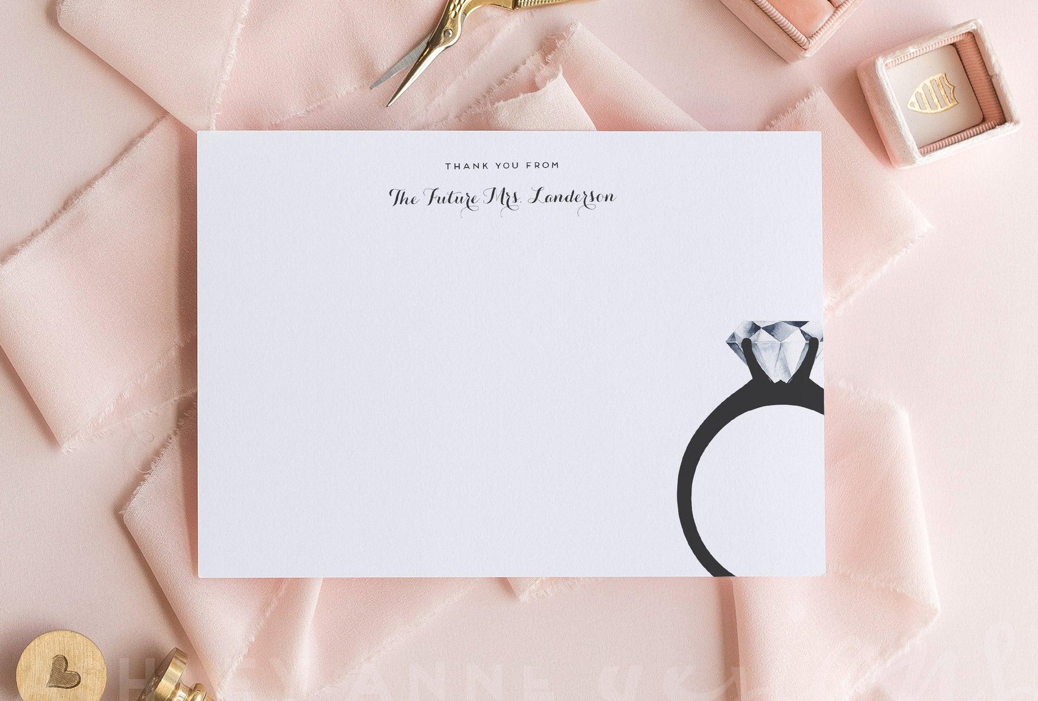 Future Mrs. Thank You Cards
