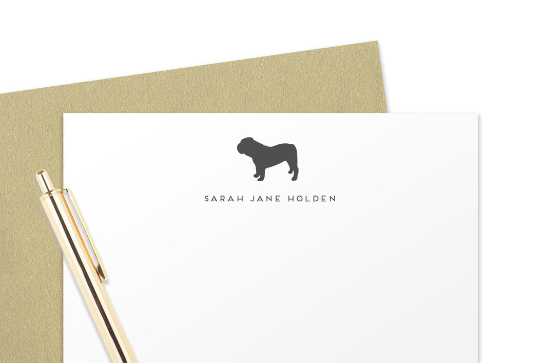 Bulldog Note Cards - Ashley Anne Designs