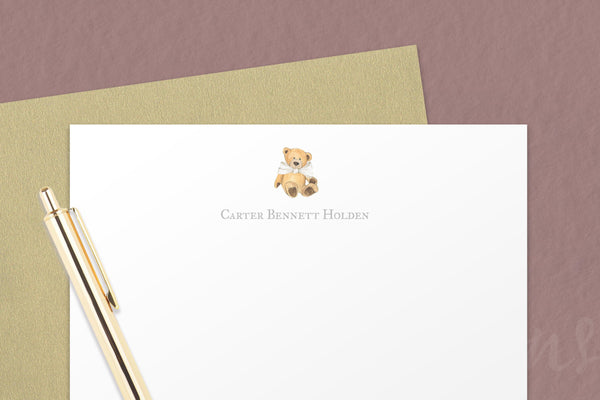 Teddy Bear Baby Note Cards