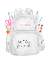 Personalized First Day of School Art Print