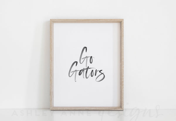 Go Gators University of Florida Art Print
